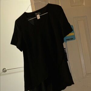 Chic Black Women's Skirt Set